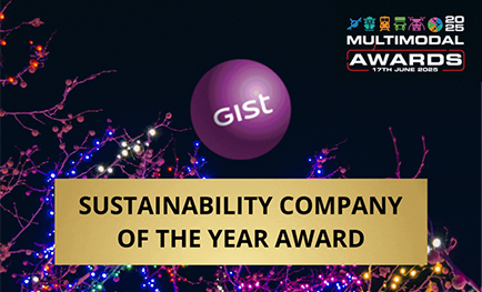 Gist shortlisted for Multimodal Sustainability Award 2025
